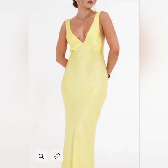 Sunset Strip Maxi Dress by Rumored Yellow Size S How To Lose A Guy In 10 DaysNWT - Picture 7 of 16